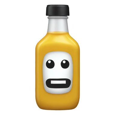 Mustard bottle  sticker