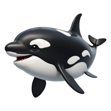 cinematic-comical-orca-portrait-emoji,-head-tilted-dramatically-with-an-exaggeratedly-shocked-expression,-featuring-a-sleek-black-and-white-body-with-wide,-comically-expressive-eyes-full-of-playful-disbelief-and-animated-flippers,-simple sticker