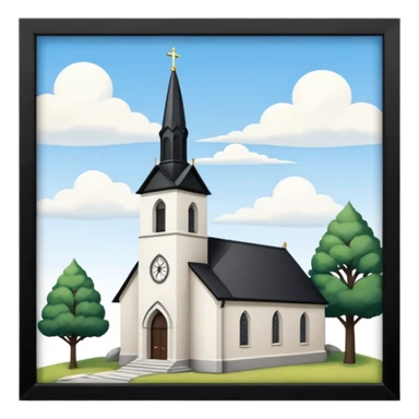 finnish church sticker