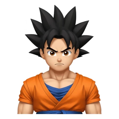 Goku run away  sticker