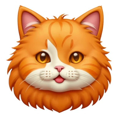A cute cat emoji blowing a kiss with a little bite sticker