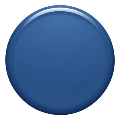 navy blue circle emoji like a text sticker