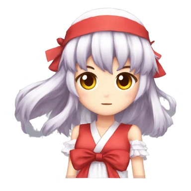 Reimu from touhou sticker