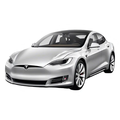 Tesla Model S - Tesla (Model Year: 2022) (Iconic colour: Silver) sticker
