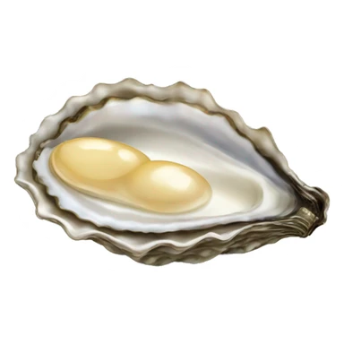 A fat wet oyster sticker