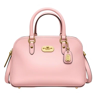 pastel pink coach purse sticker