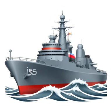 russia warship sticker