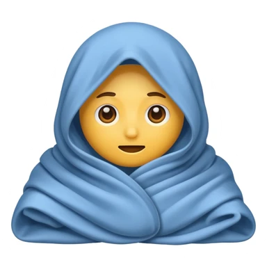 Someone under the blanket sticker