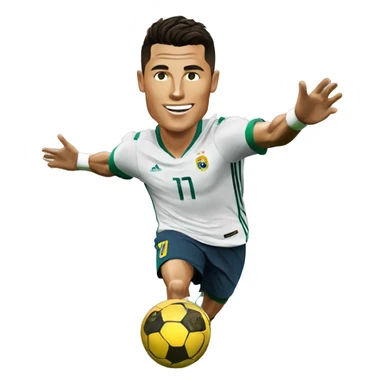 Cristiano Ronaldo when he say calmaa sticker