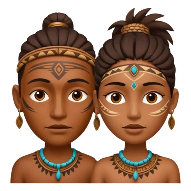 primitive couple sticker