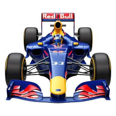 a 2010 Red Bull Formula 1 car sticker