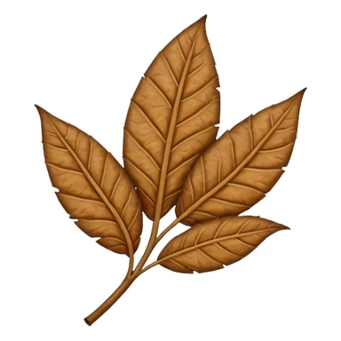 tobacco leave sticker