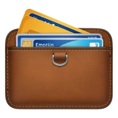 open empty wallet WITHOUT money at all, no money! sticker