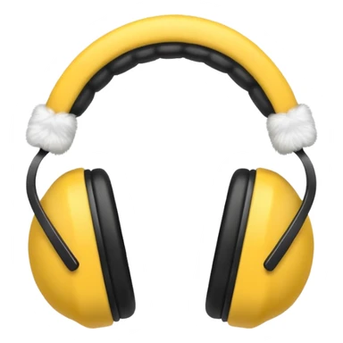 yellow earmuffs sticker