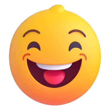 cartoon sticker of a proud and smirking emoji, colorful and cheerful, no text, suitable for WhatsApp and Instagram sticker