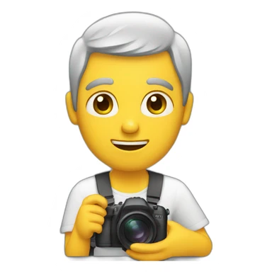 A guy editing video sticker