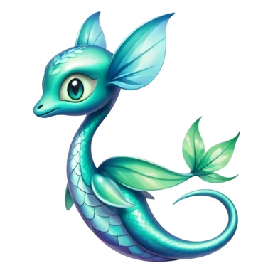 Shiny Exotic Dratini-Celebi-Hybrid-Creature sticker