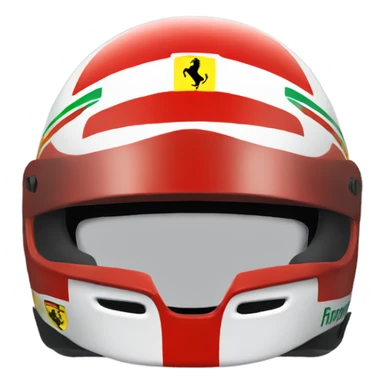Ferrari F1 helmet  sticker