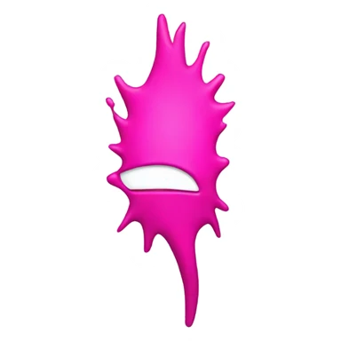 Hot pink bang emoji sticker