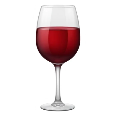 Half full glass of red wine sticker