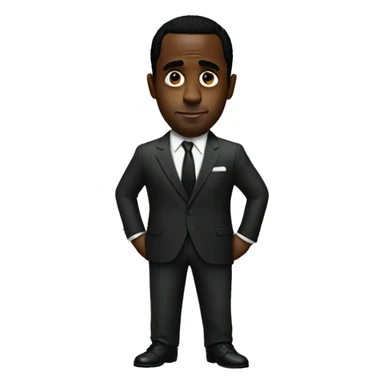 full body P. Diddy wearing a suit sticker