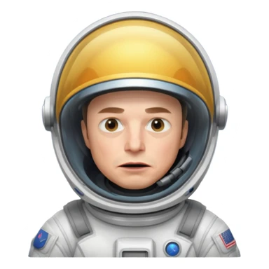 Elon Musk in the space: Angry sticker
