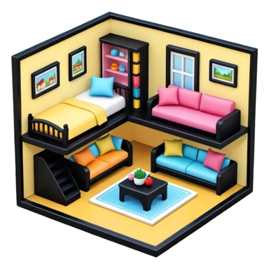 open doll mansion sticker