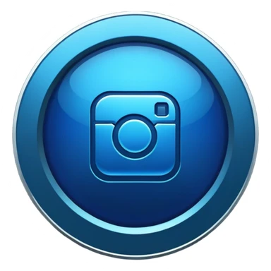 Instagram blue bage  sticker