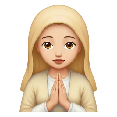Woman who's praying sticker