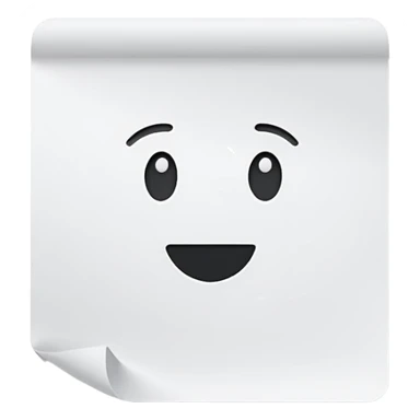 a piece of paper sticker