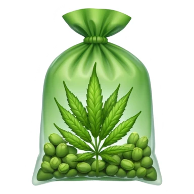 weed buds pack zip transparent sticker