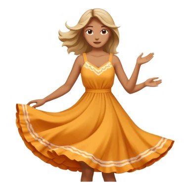 woman in spining sticker