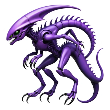 Abstract Venom-Xenomorph-Genesect-Lunala-ET-hybrid-fantasy-creature sticker