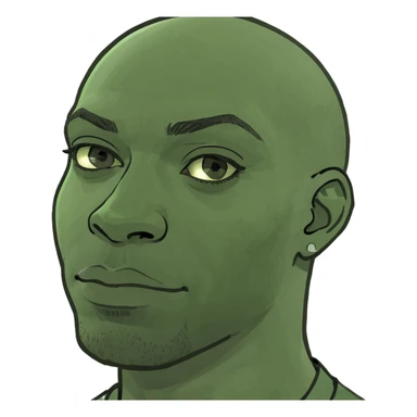 Gay black man sticker