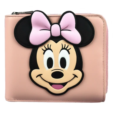Loungefly light pink Minnie Mouse Wallet sticker