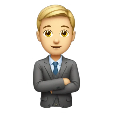 A smart, attentive Ukrainian student sticker