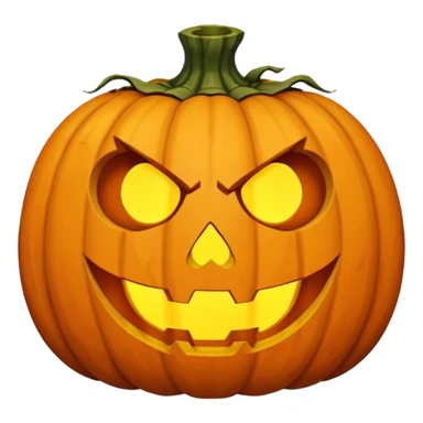 pale skinn Rotten Halloween Pumpkin sticker