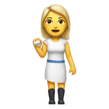 woman with broken arm plaster sticker