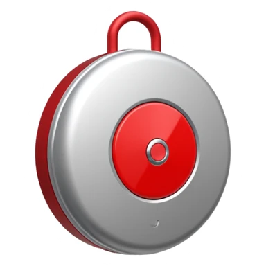 Personal fall detection alarm sticker