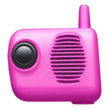 all-pink walkie talkie sticker