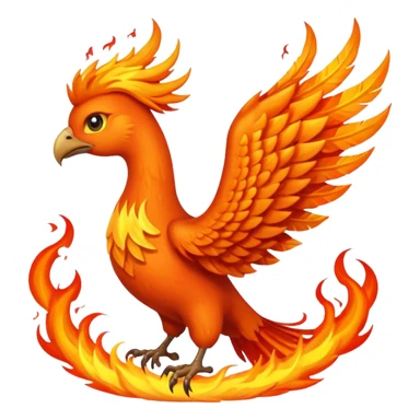 Fire ang Phoenix sticker