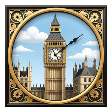 big ben london sticker