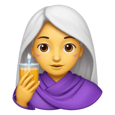 mamadeira branco e roxo sticker