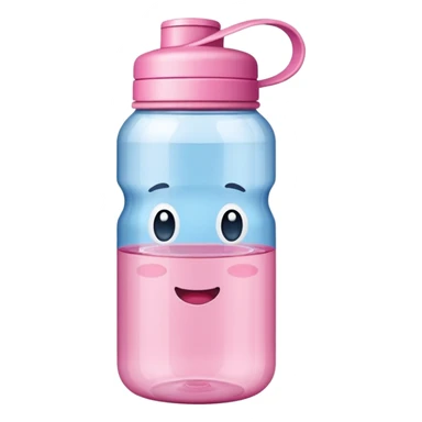 Cute water bottle sticker