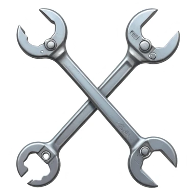 make me a retro-style wrench sticker