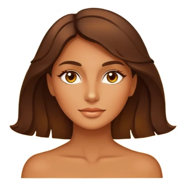 Tan brunette womans face superimposed on an image of the sun sticker