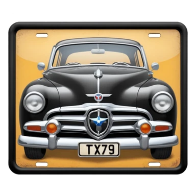 patente auto texas sticker