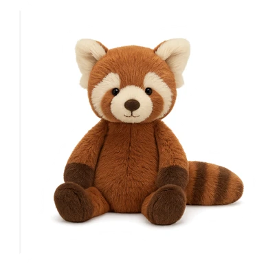 jellycat stuffed plush red panda sticker