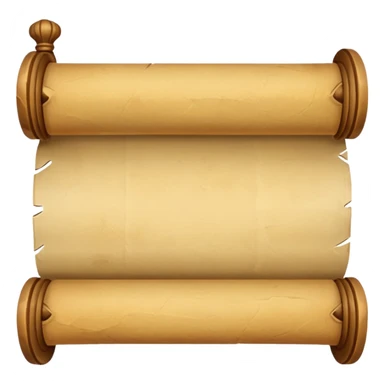 old parchment scroll sticker