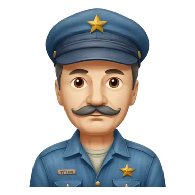 Stalin the truck driver. sticker
